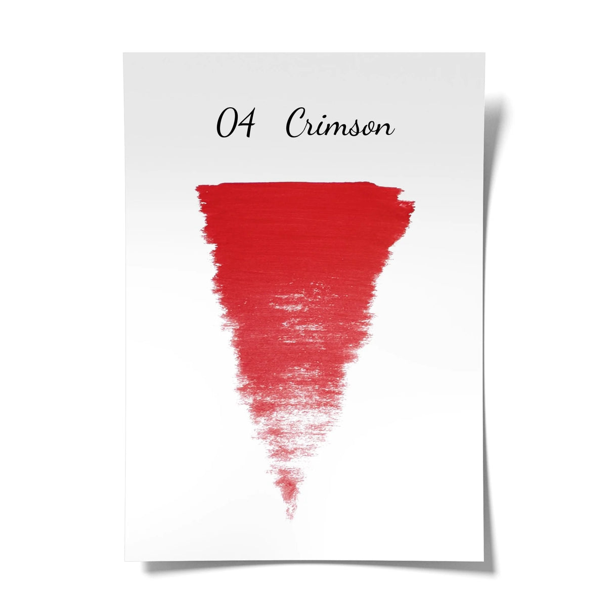 Crimson pigment in a 15ml bottle from The Pigment brand, showcasing vibrant red color and packaging.