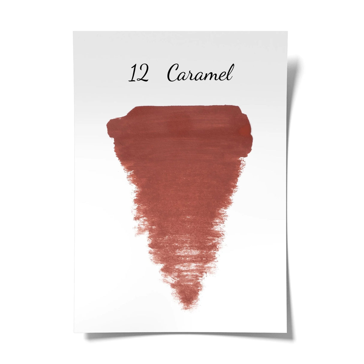 The Pigment 12 Caramel pigment in a 15ml container with a rich caramel color and label displaying product details.
