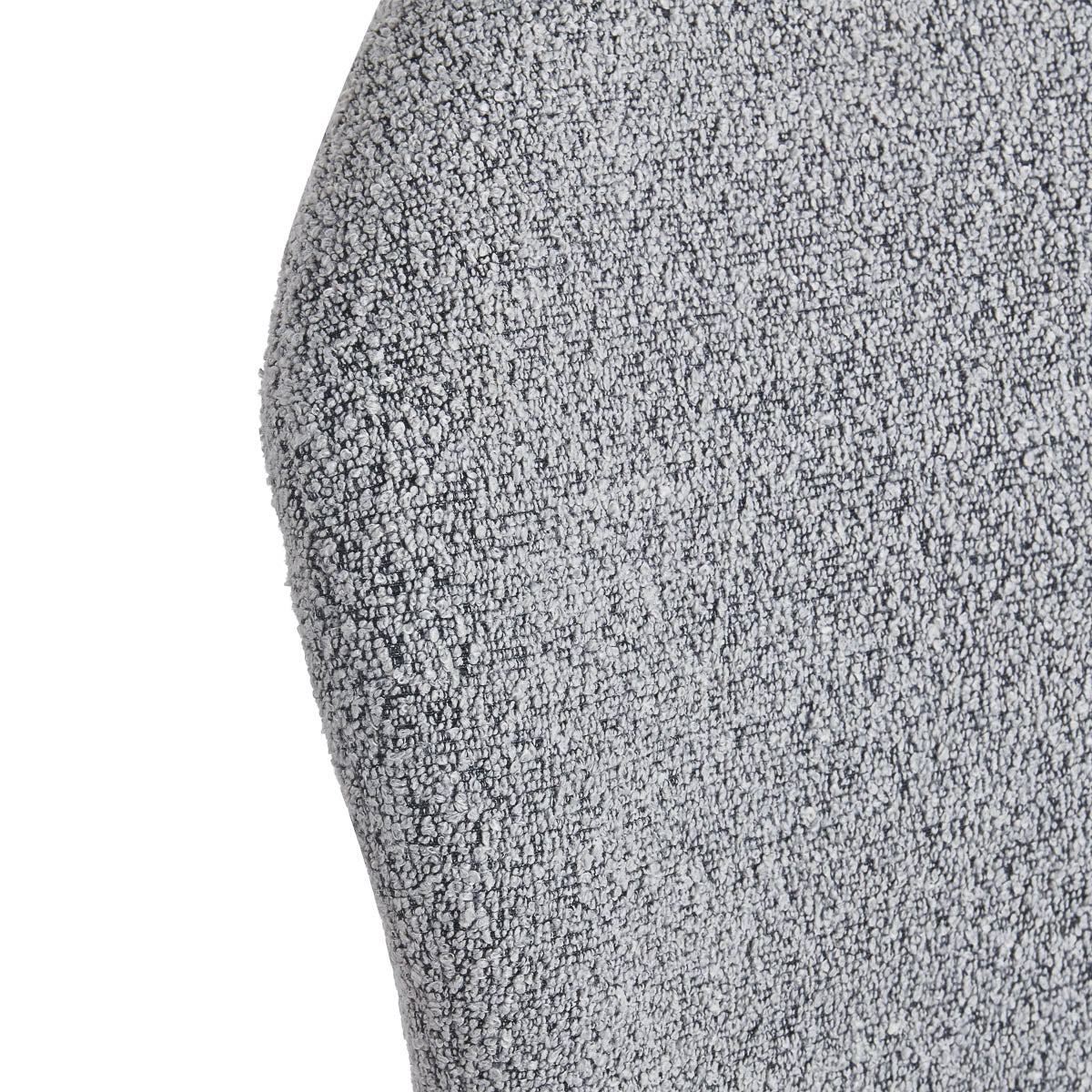 Modern grey sherpa lounge chair for reception and waiting areas