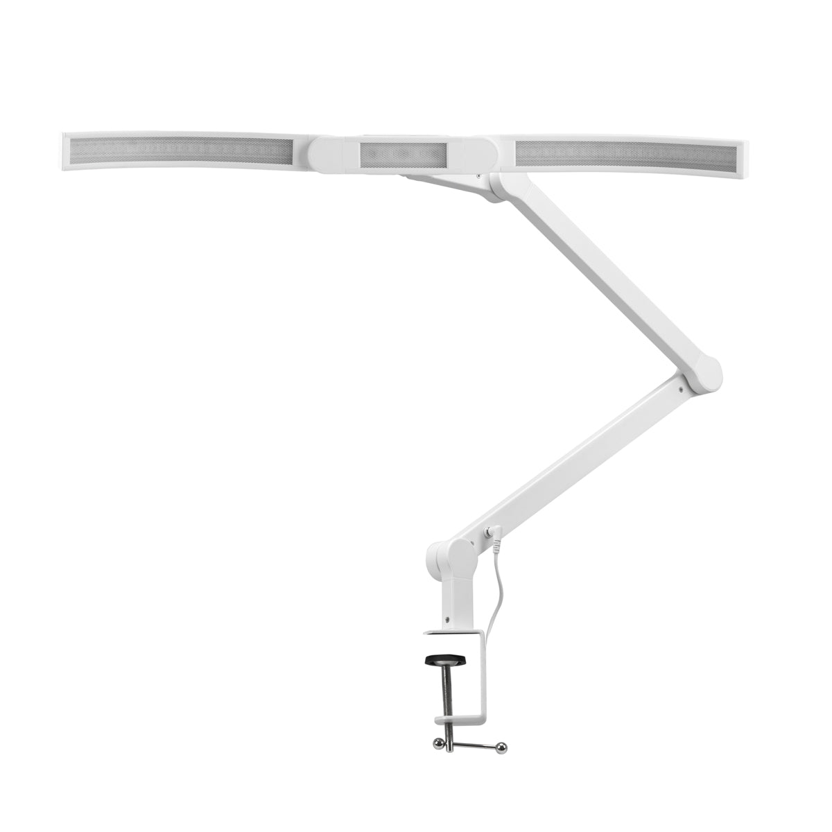 GLOW Glow Manicure Treatment Lamp L05 bent for tabletop, white, LED nail curing light for professional nail salons.
