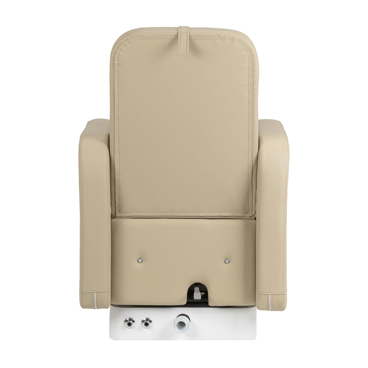 Sillon Elysia SPA pedicure chair mixer tap handpiece storage beige professional