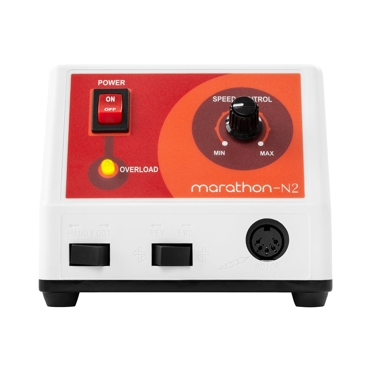 Saeyang Marathon N2 Retro nail drill with H200 handpiece, featuring a sleek design and professional manicure and pedicure tools.