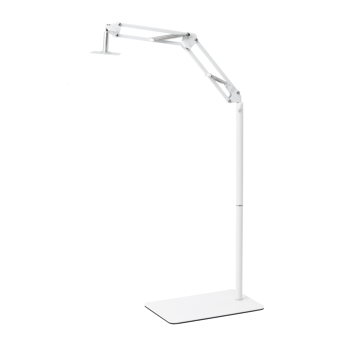 GLOW ρυθμιζόμενη βάση λάμπας UV/LED πεντικιούρ – Λευκή; αρθρωτός βραχίονας, πρώτη θέση