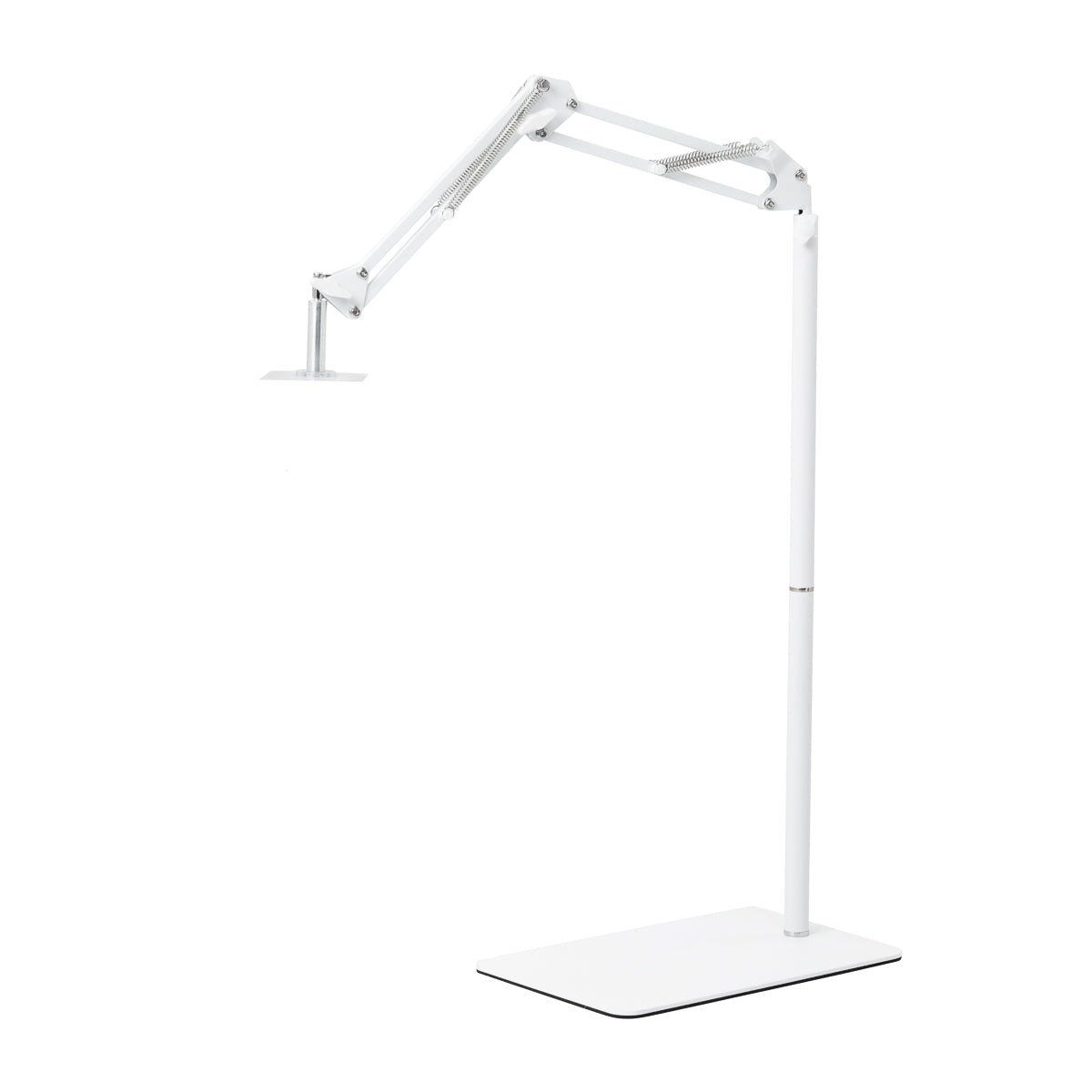 GLOW ρυθμιζόμενη βάση λάμπας UV/LED πεντικιούρ – Λευκή; αρθρωτός βραχίονας, άλλη θέση