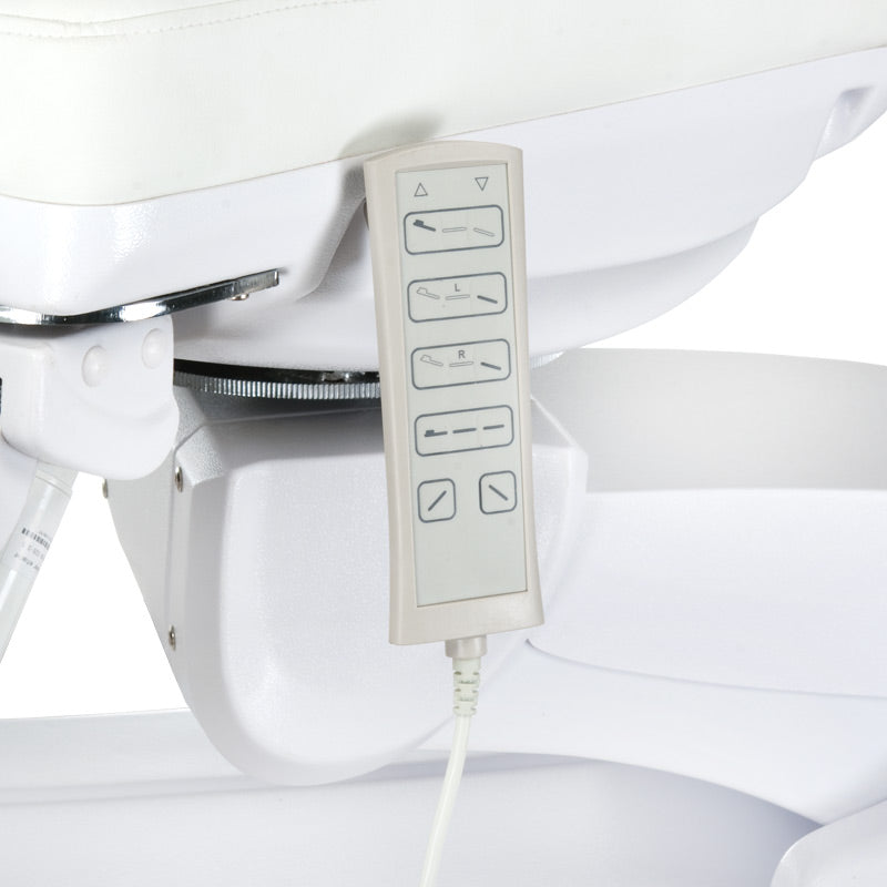 Electric Cosmetic Chair Mazaro BR-6672A White - BVShop