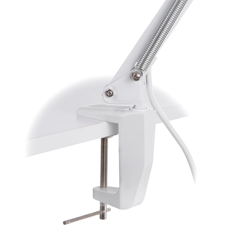 Sonobella BSL-06 LED workshop lamp with clip and 5D magnifier, 8.4W bright lighting for detailed work and precision tasks.