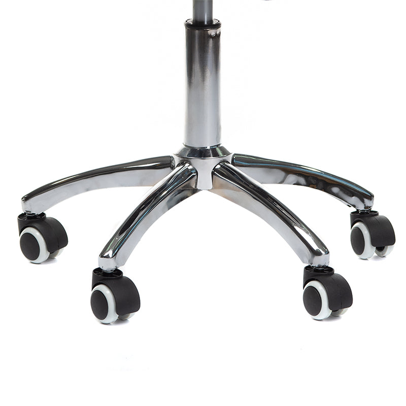 Gray cosmetic stool BT-229 by Beauty System with cushioned seat and sturdy base for salon or beauty treatments.