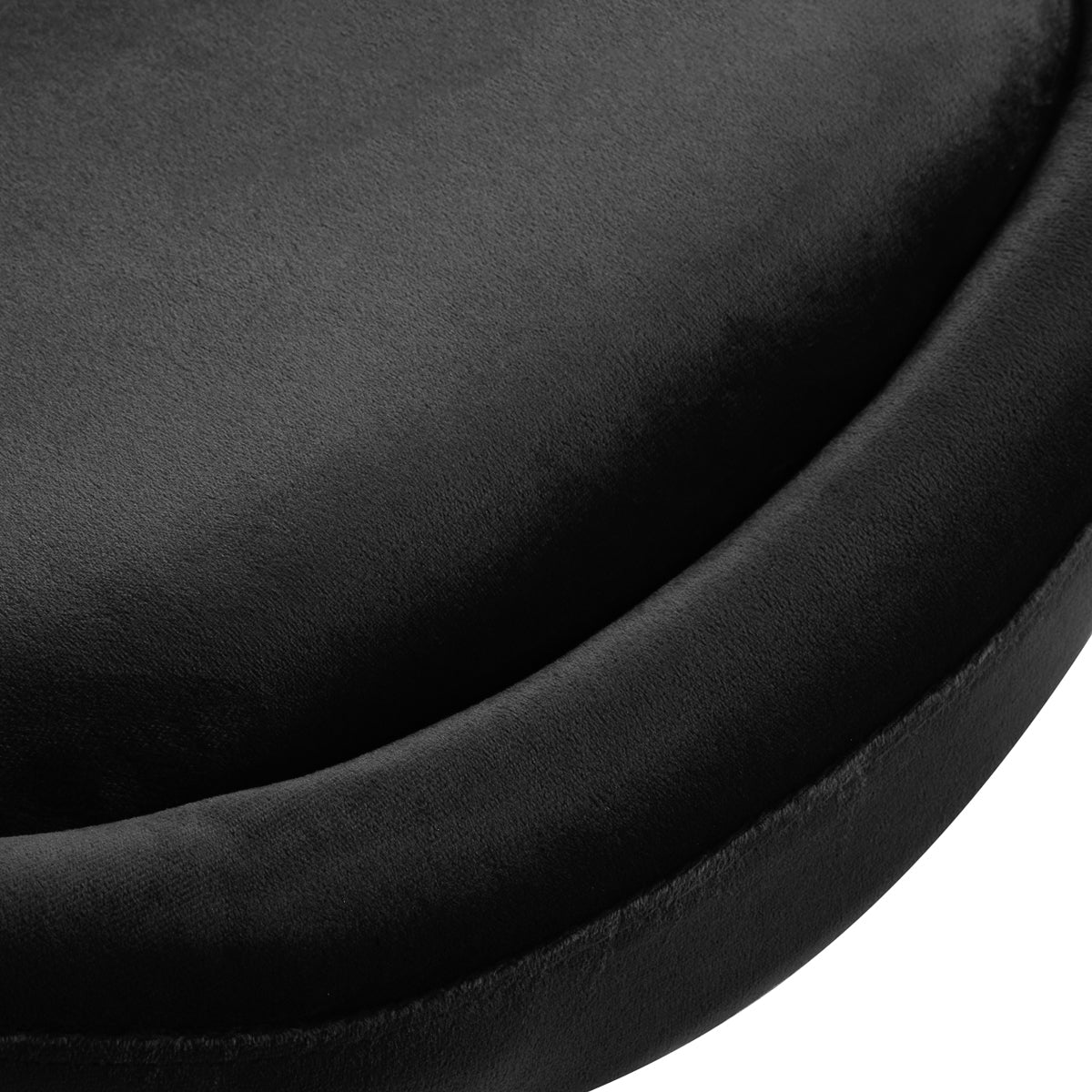 4Rico swivel chair QS-BL12G black - BVShop