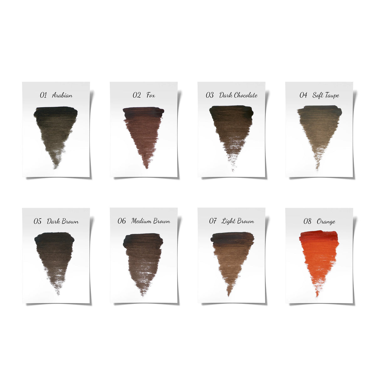 Dark brown pigment bottle labeled The Pigment 05 Dark Brown, 15ml, with a dark chocolate-colored cap and clear glass container.