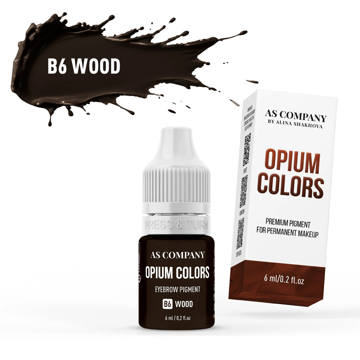 AS COMPANY Eyebrow Set (Opium Colors) 6pcs/6ml - BVShop