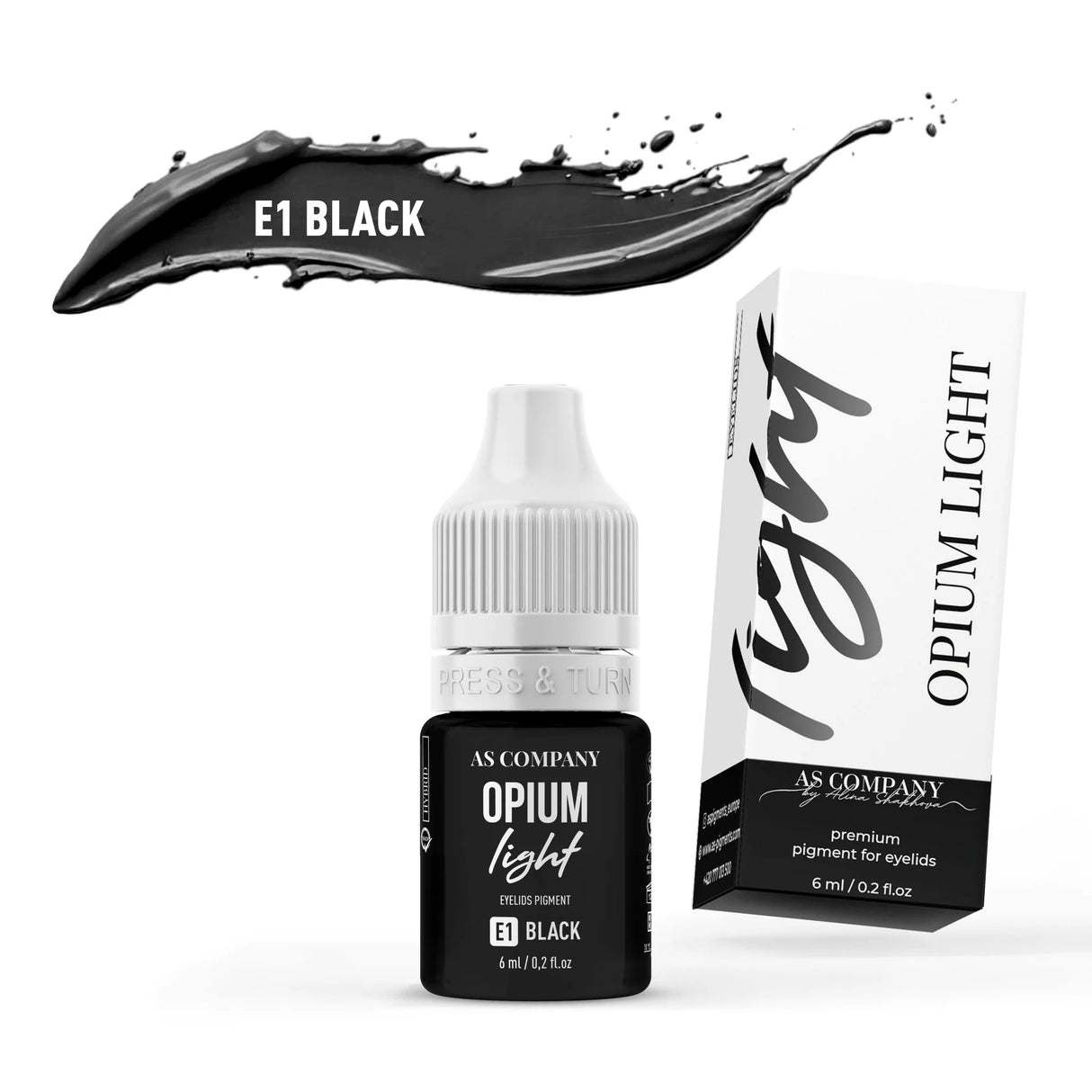 AS COMPANY Hybrid Eyelid Set (Opium Light) 6pcs/6ml - BVShop