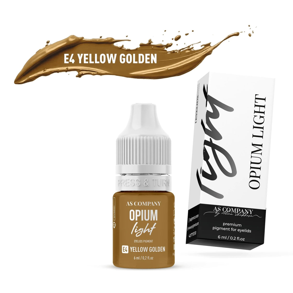 AS COMPANY Hybrid Eyelid Set (Opium Light) 6pcs/6ml - BVShop