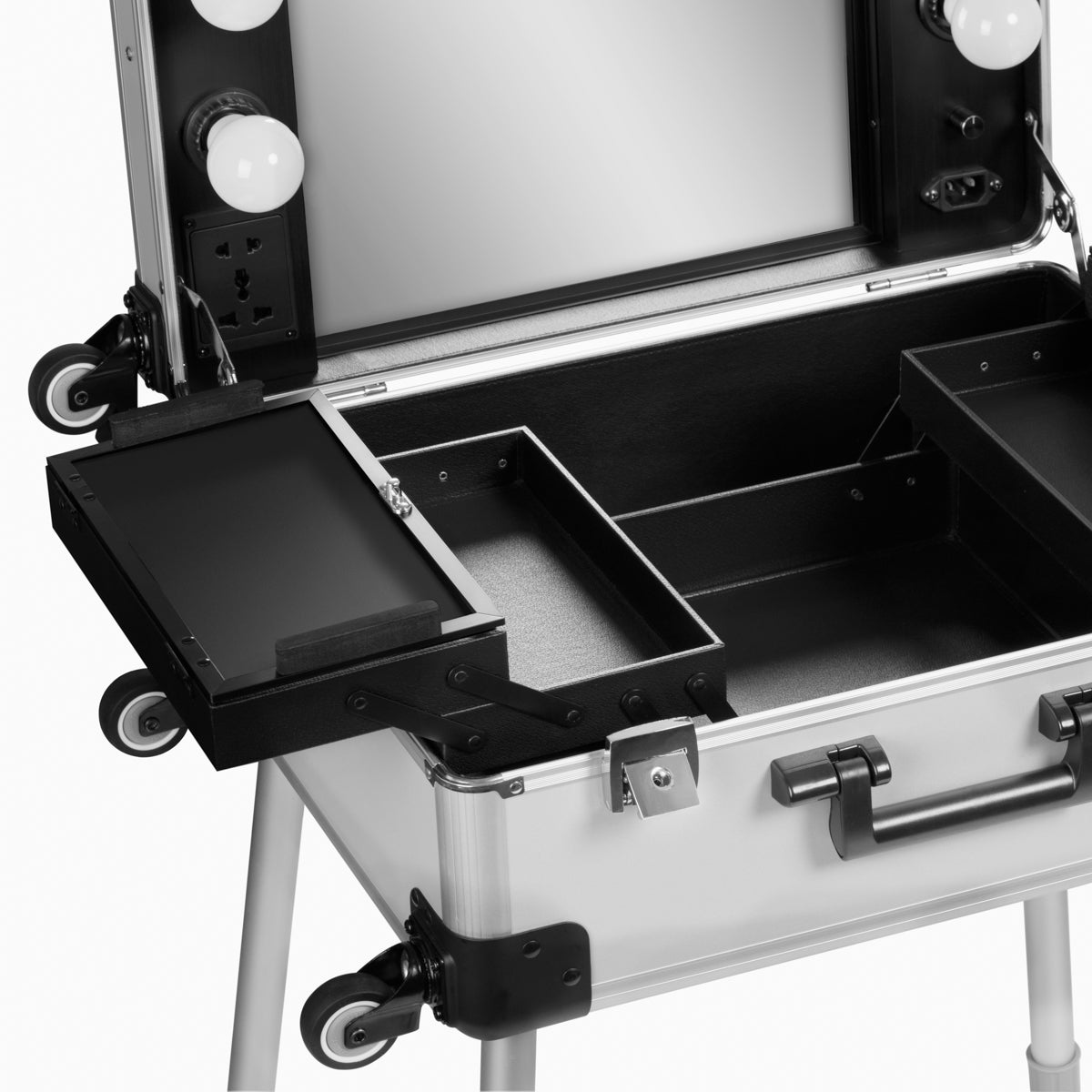 CASE PORTABLE STAND T-27 SILVER - BVShop