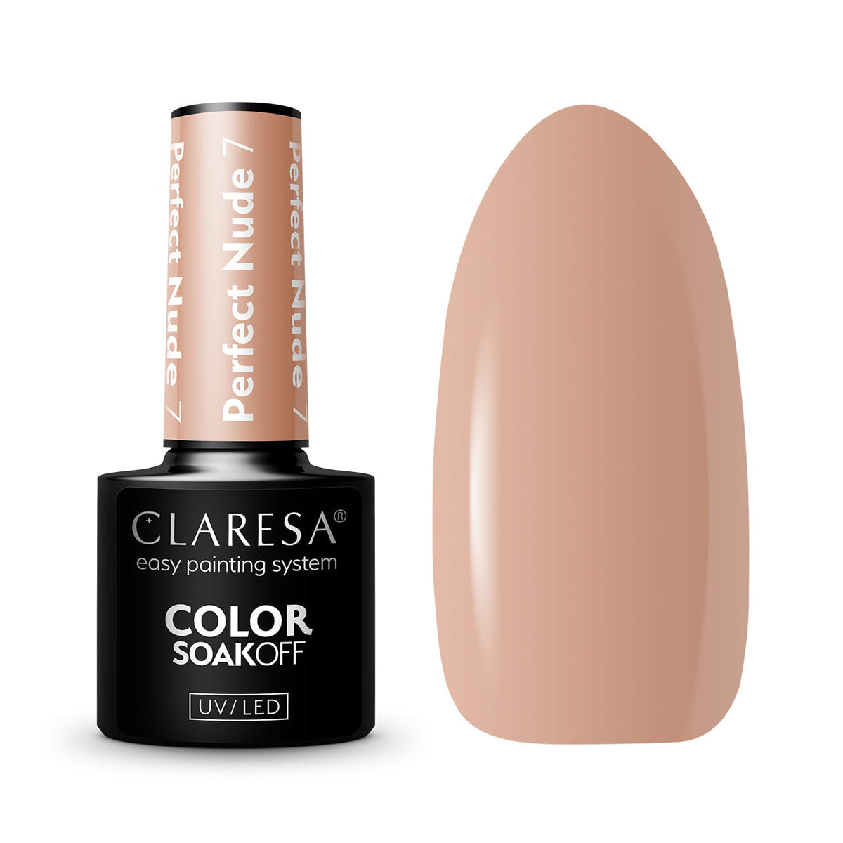 CLARESA Hybrid nail polish PERFECT NUDE 7 -5g - BVShop