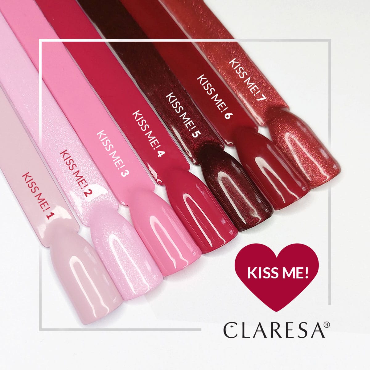 CLARESA hybrid polish Kiss Me! 4 -5g - BVShop