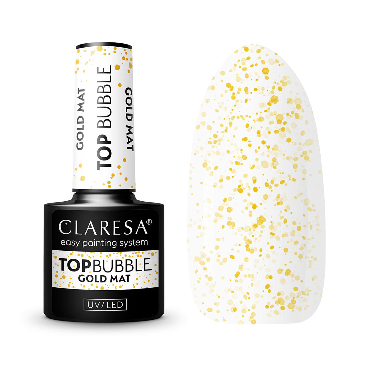 Claresa Top Bubble gold Matt No wipe -5g - BVShop