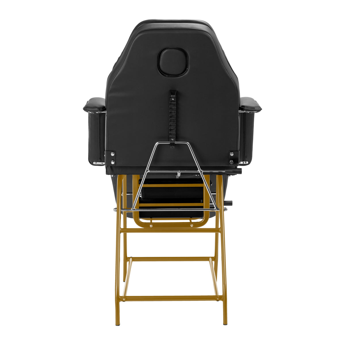 Cosmetic chair 557G with cuvettes black - BVShop