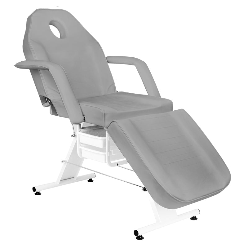 Cosmetic chair A 202 gray with litter boxes - BVShop