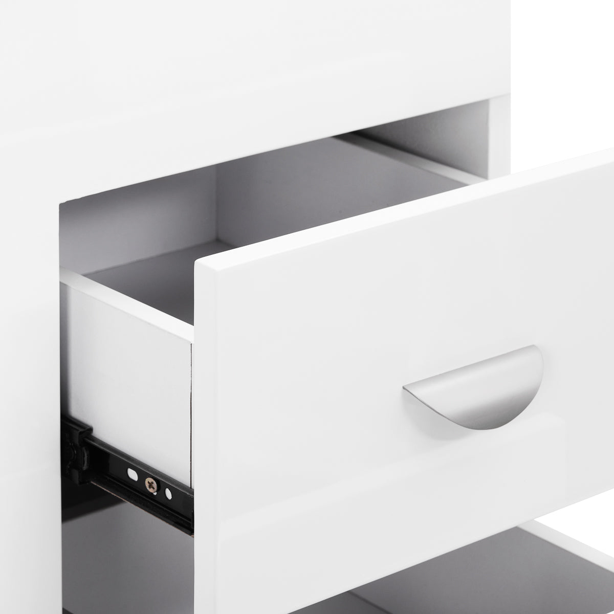 Cosmetic desk 312 white left - BVShop