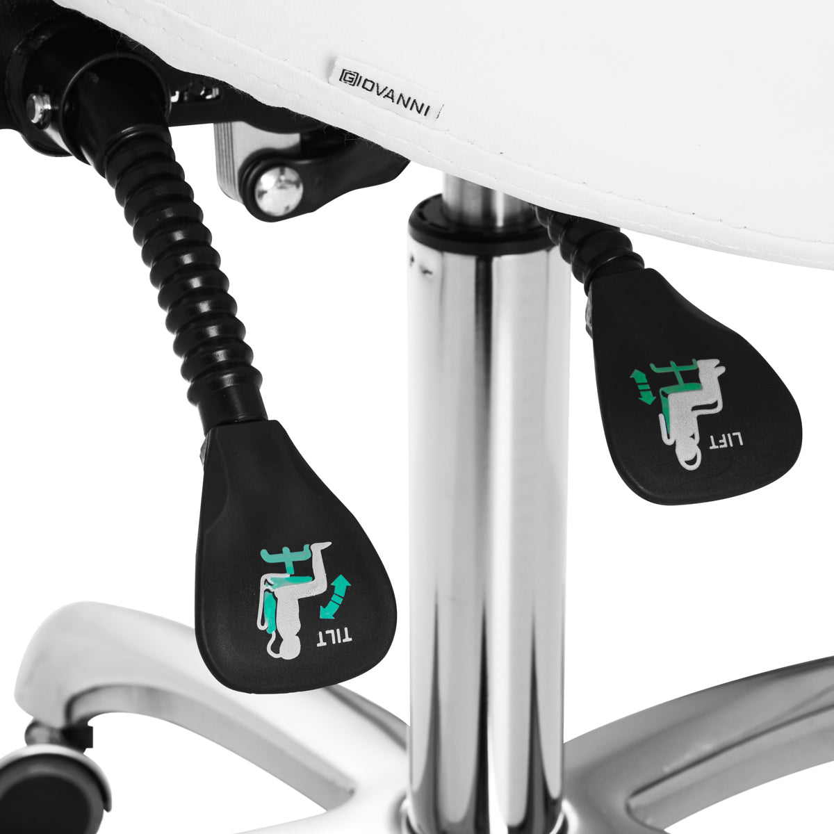 COSMETIC STOOL 1004 GIOVANNI WHITE - BVShop