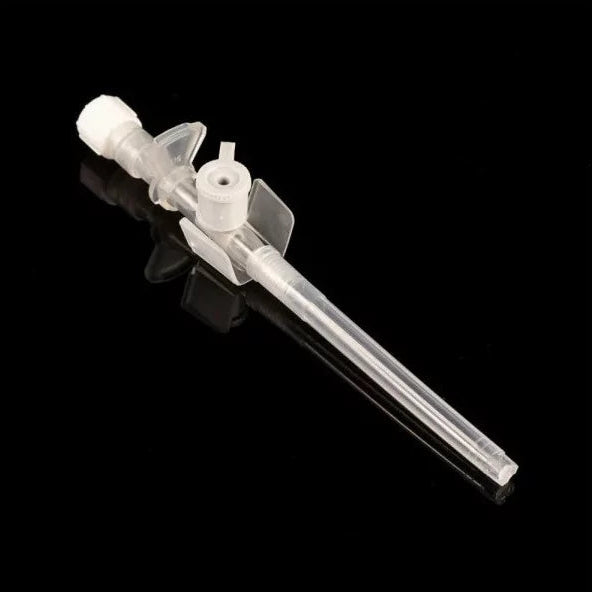 Sterile disposable piercing needles by BVShop, showing multiple fine needles for professional body piercing procedures.