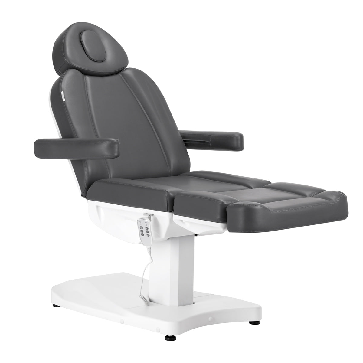 Electric cosmetic chair Azzurro 803D 3-motors grey - BVShop