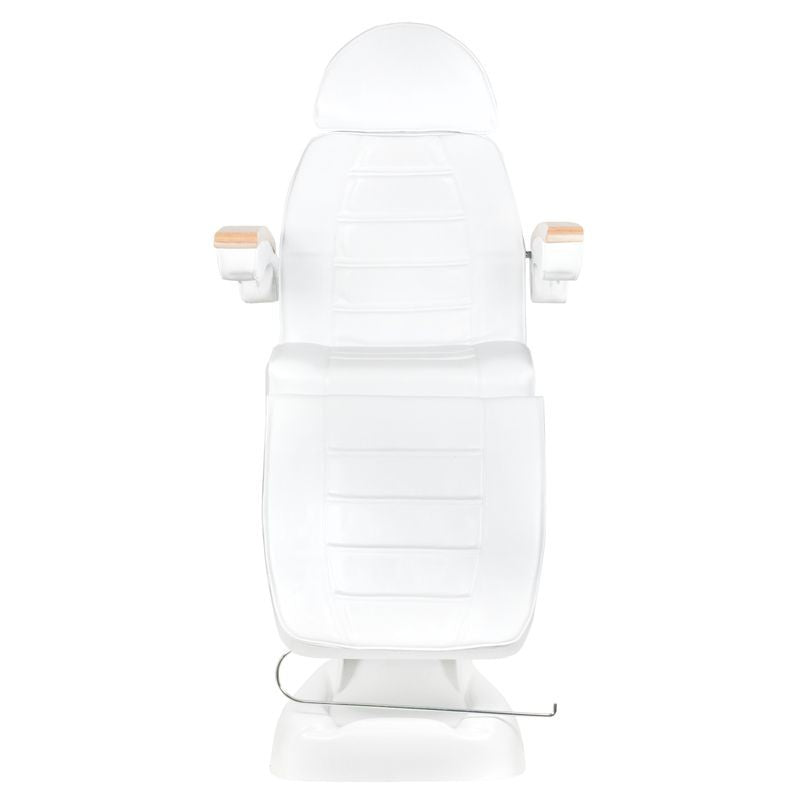 Electric cosmetic chair lux white / beech 3m - BVShop