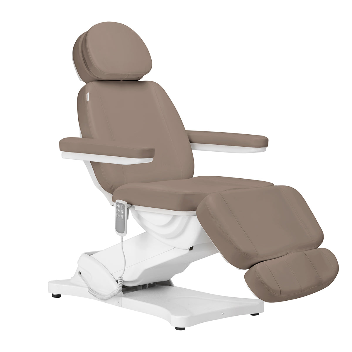 Electric cosmetic chair SILLON CLASSIC 3 motors modern brown - BVShop