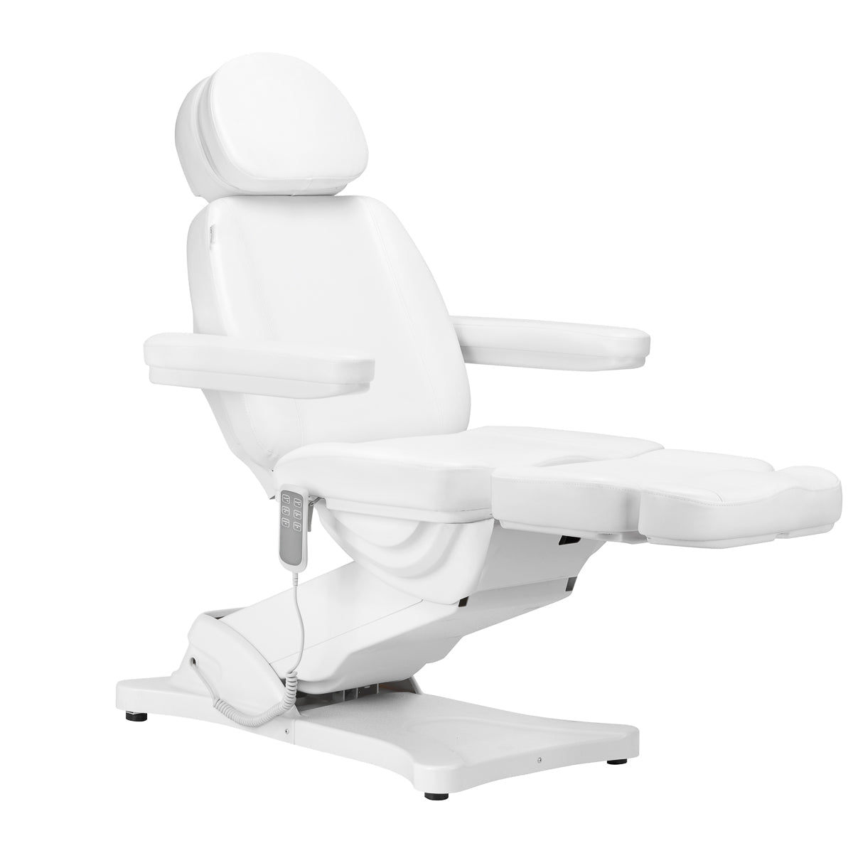 Electric cosmetic chair SILLON CLASSIC 3 motors white - BVShop