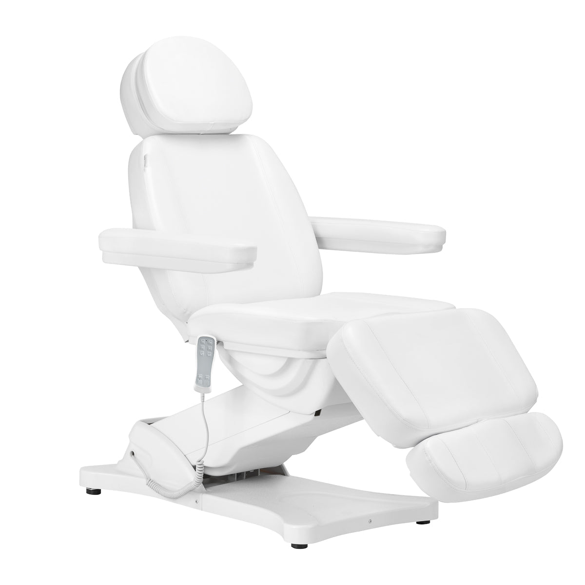 Electric cosmetic chair SILLON CLASSIC 3 motors with heating second edition white - BVShop
