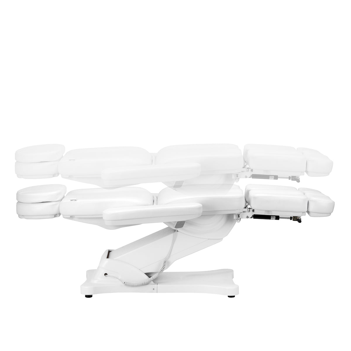 Electric cosmetic chair SILLON CLASSIC 3 motors with pedi cradle white - BVShop