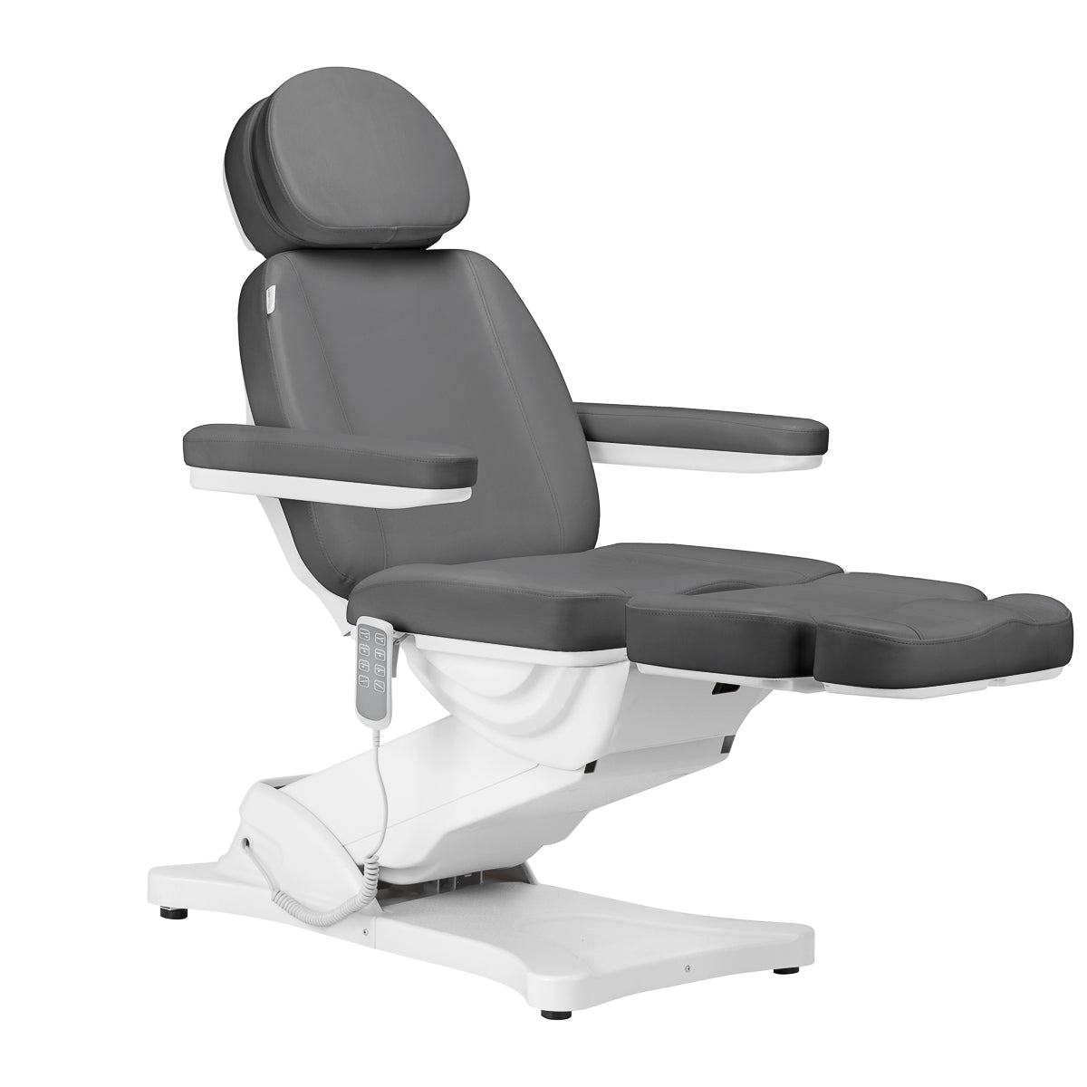 Electric cosmetic chair SILLON CLASSIC 4 motors with cradle gray - BVShop