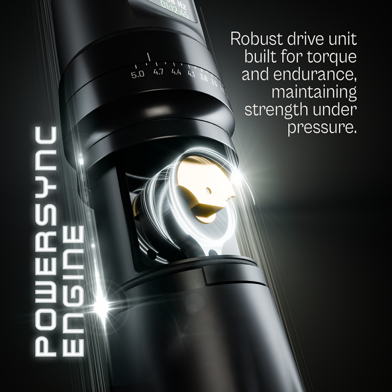 Equaliser Enduro2 wireless tattoo machine with ergonomic design and advanced needle system for professional tattooing.