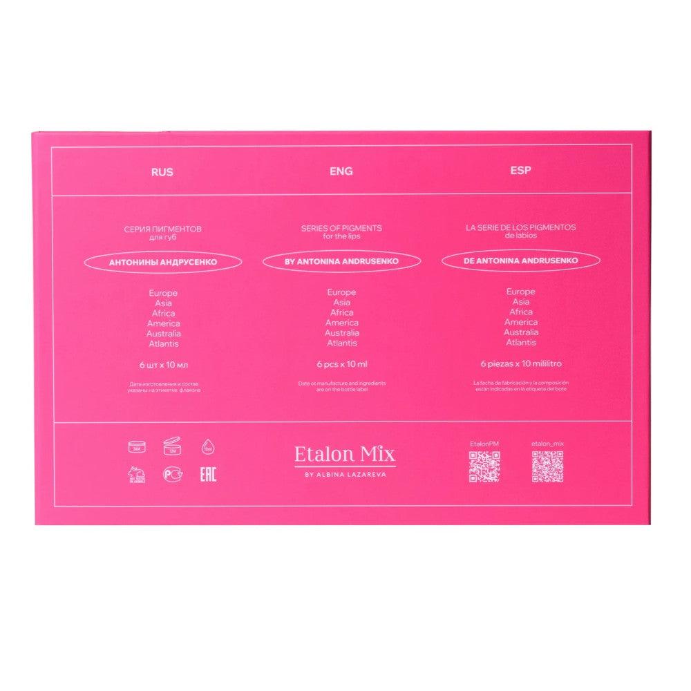 Etalon Mix Lip Set By Antonina Andrusenko 6x10ml - BVShop