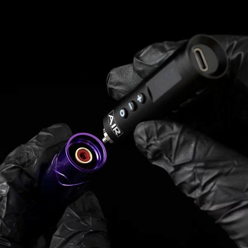 EZ Lola Air Wireless Tattoo And PMU Pen Black Power - Pink Gradient - BVShop
