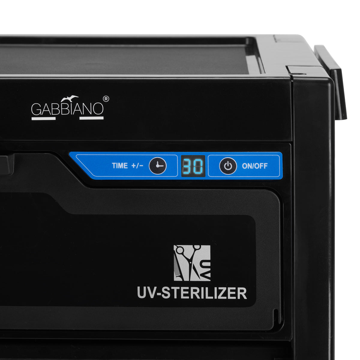 Gabbiano hairdresser's helper with UV sterilizer 68UV black - BVShop