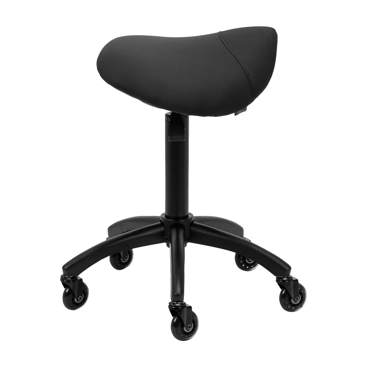 Gabbiano hairdressing stool D032 black - BVShop