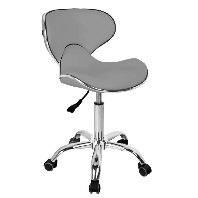 Gabbiano q-4599 gray cosmetic stool - BVShop