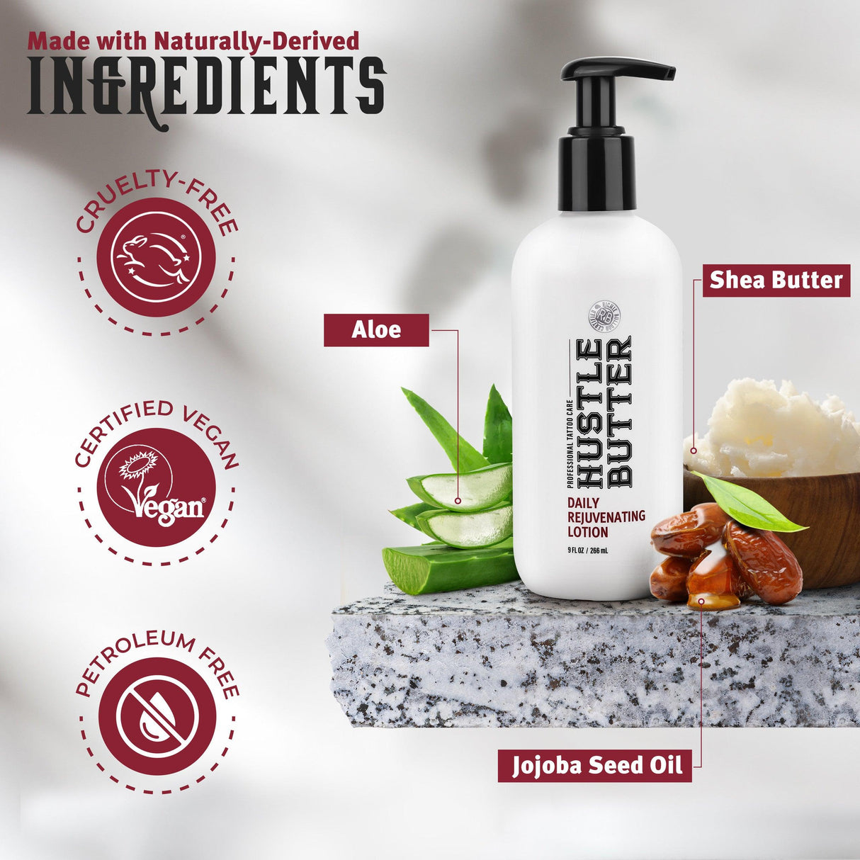 Hustle Butter Daily Rejuvenating Lotion 295ml - BVShop