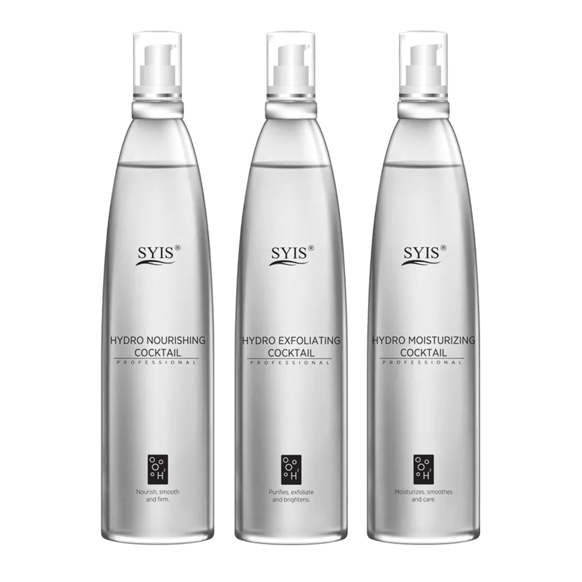 Hydrogen H2 + 6W1 New Generation Hydrogen Cleansing Device+ 3 SYIS Hydro Coctail Liquids - BVShop