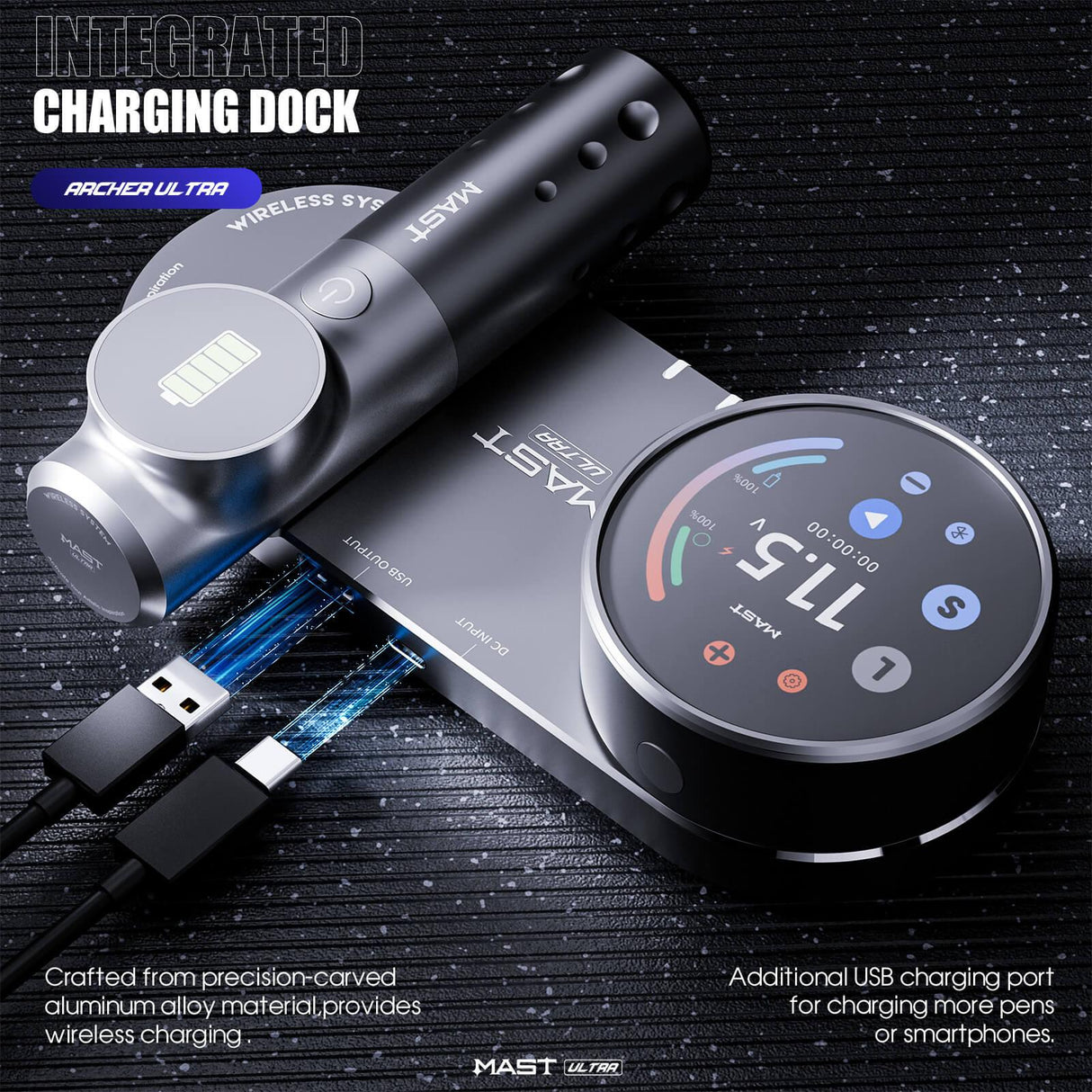 Mast Archer Ultra Tattoo Machine Kit - BVShop