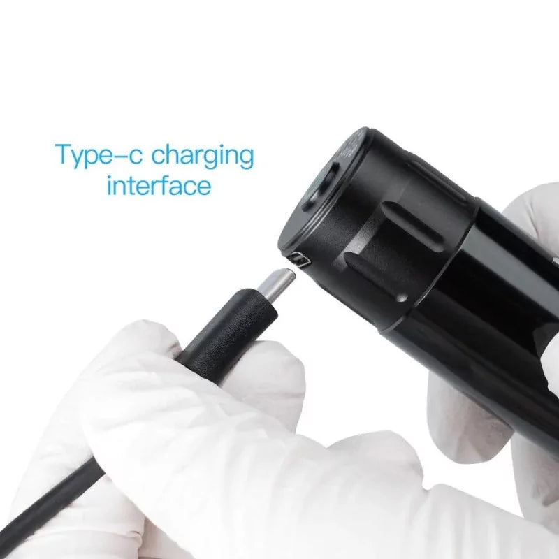 Mast Tour Wireless Battery with compact design and charging port, ideal for portable power needs.