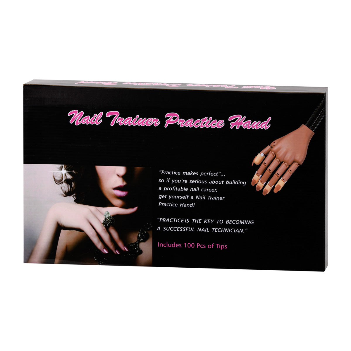 Nail Art Practice Hand Exercise Manicure Nails Tips 95 - BVShop