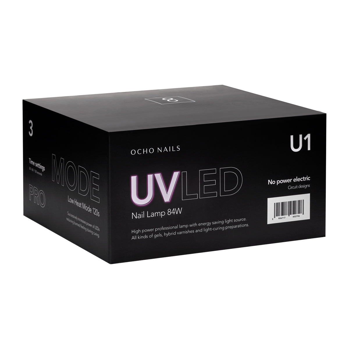 Ocho Nails 8 LED UV lamp white 84W - BVShop