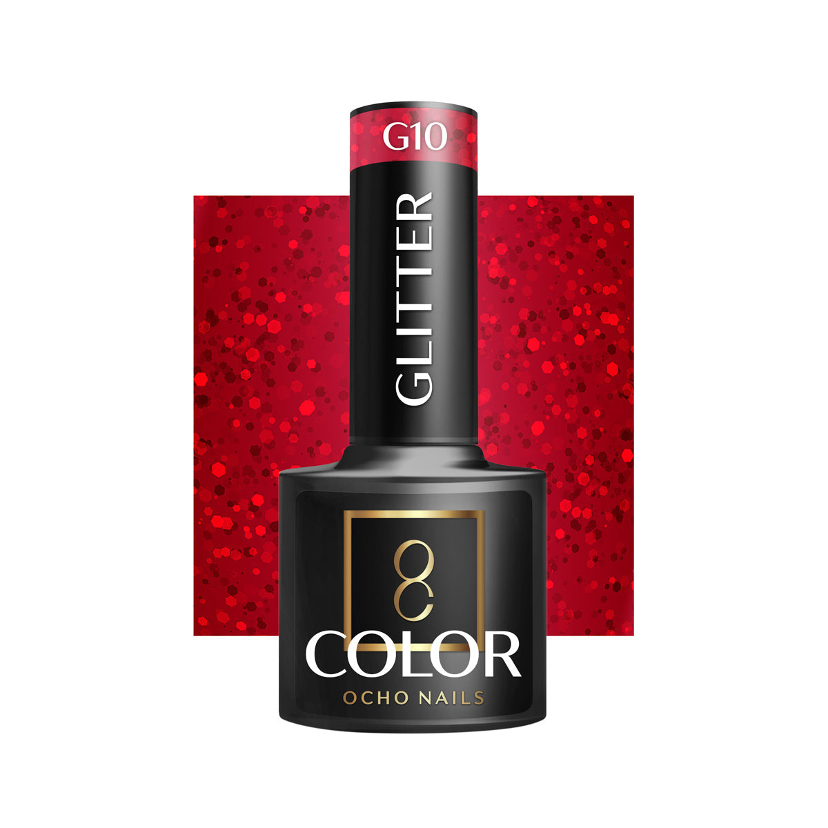 OCHO NAILS Hybrid nail polish glitter G10 -5 g - BVShop