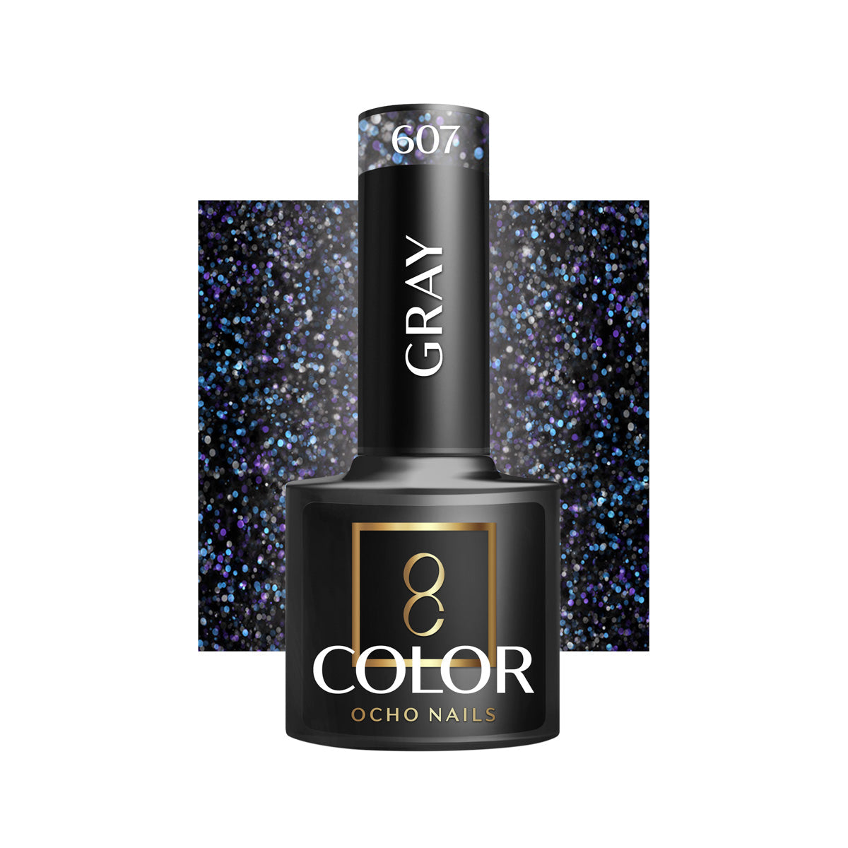 OCHO NAILS Hybrid nail polish gray 607 -5 g - BVShop