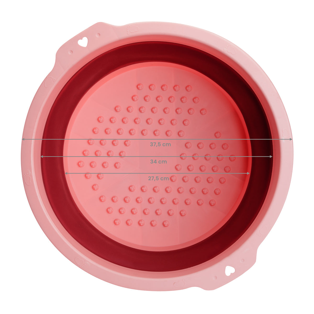 PEDICURE BOWL FOLDABLE PINK - BVShop