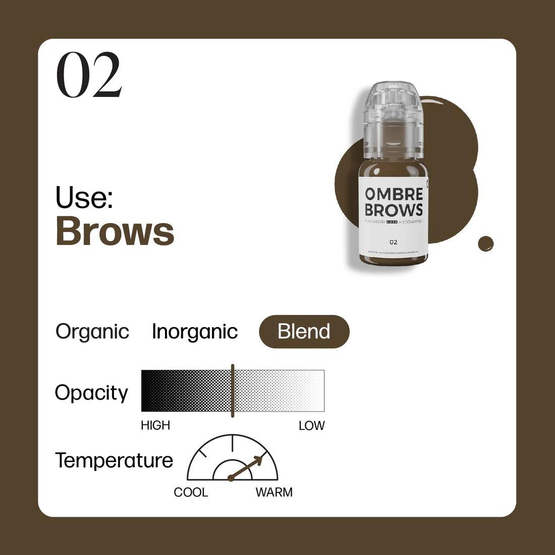 Perma Blend LUXE Osinkowska Ombre Brow Collection - BVShop