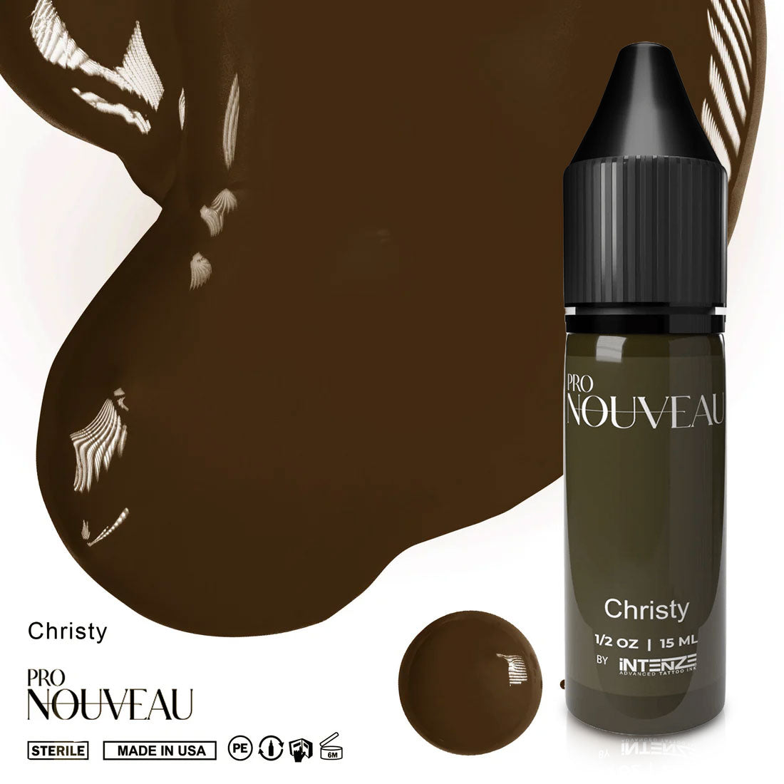 Pro Nouveau Brow Pigments by Intenze Christy 15ml - BVShop