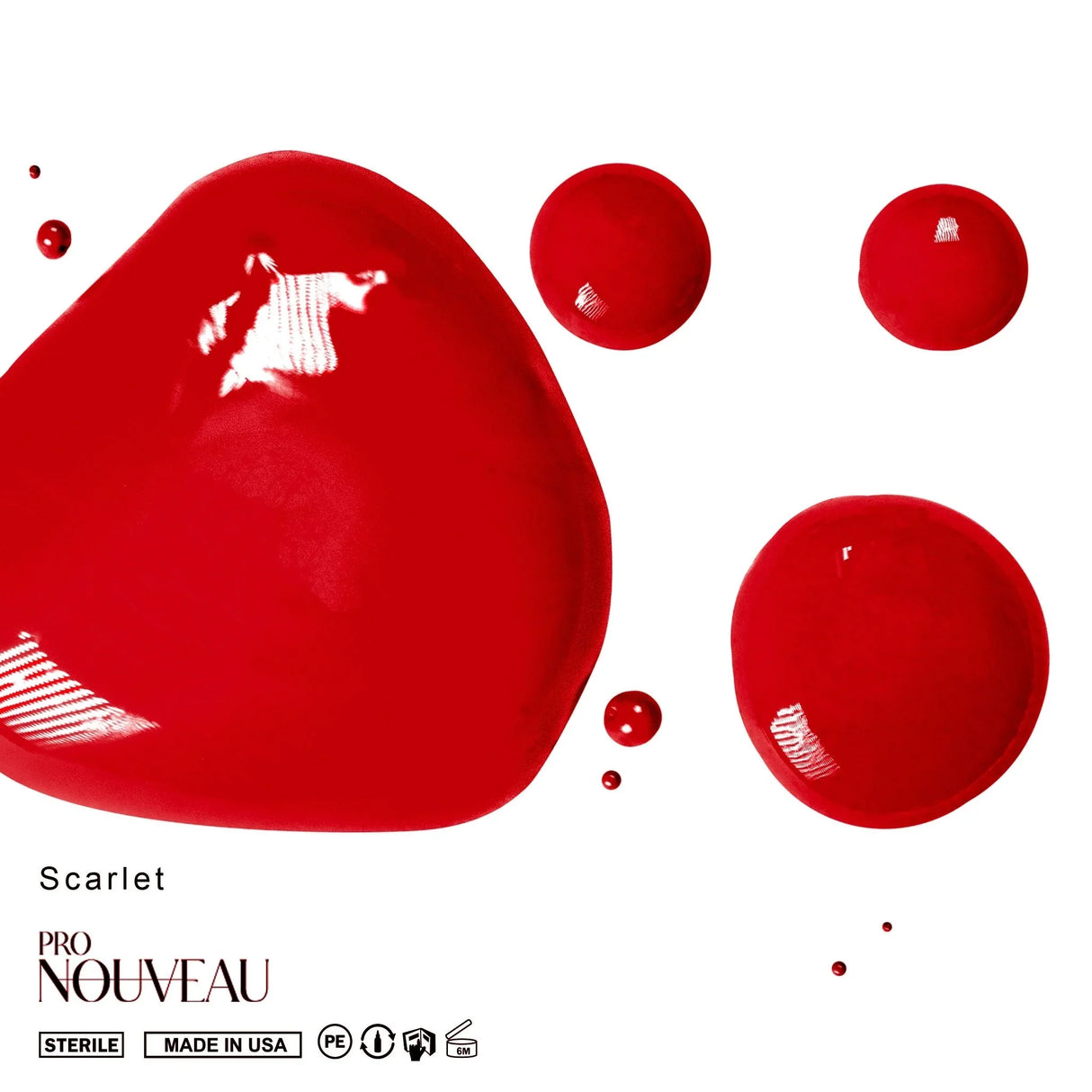 Pro Nouveau Lip Pigments By Intenze Scarlet 15ml - BVShop